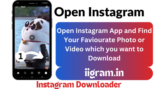 How to Download Instagram Video On Mobile Using i gram Step 1: Open Instagram App